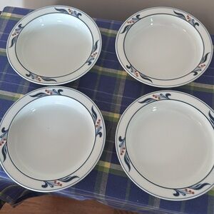 Dansk Bistro Maribo rimmed soup bowls  - Japan - set of 4